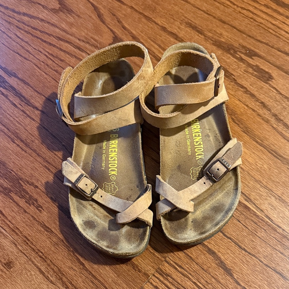 Birkenstock Yara Tan Leather Sandals